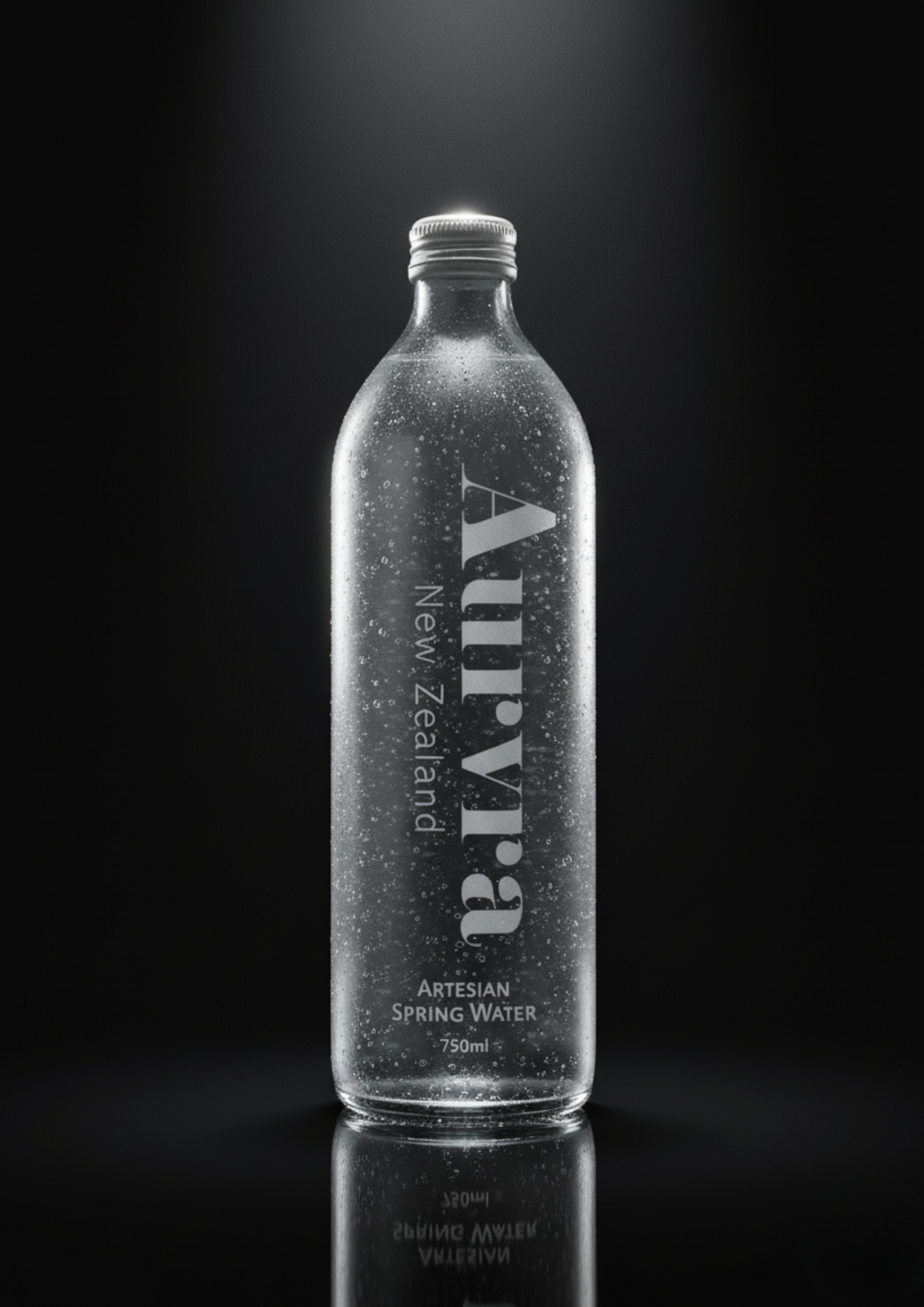 Hero Ad Shot on Black Surface Aurvra